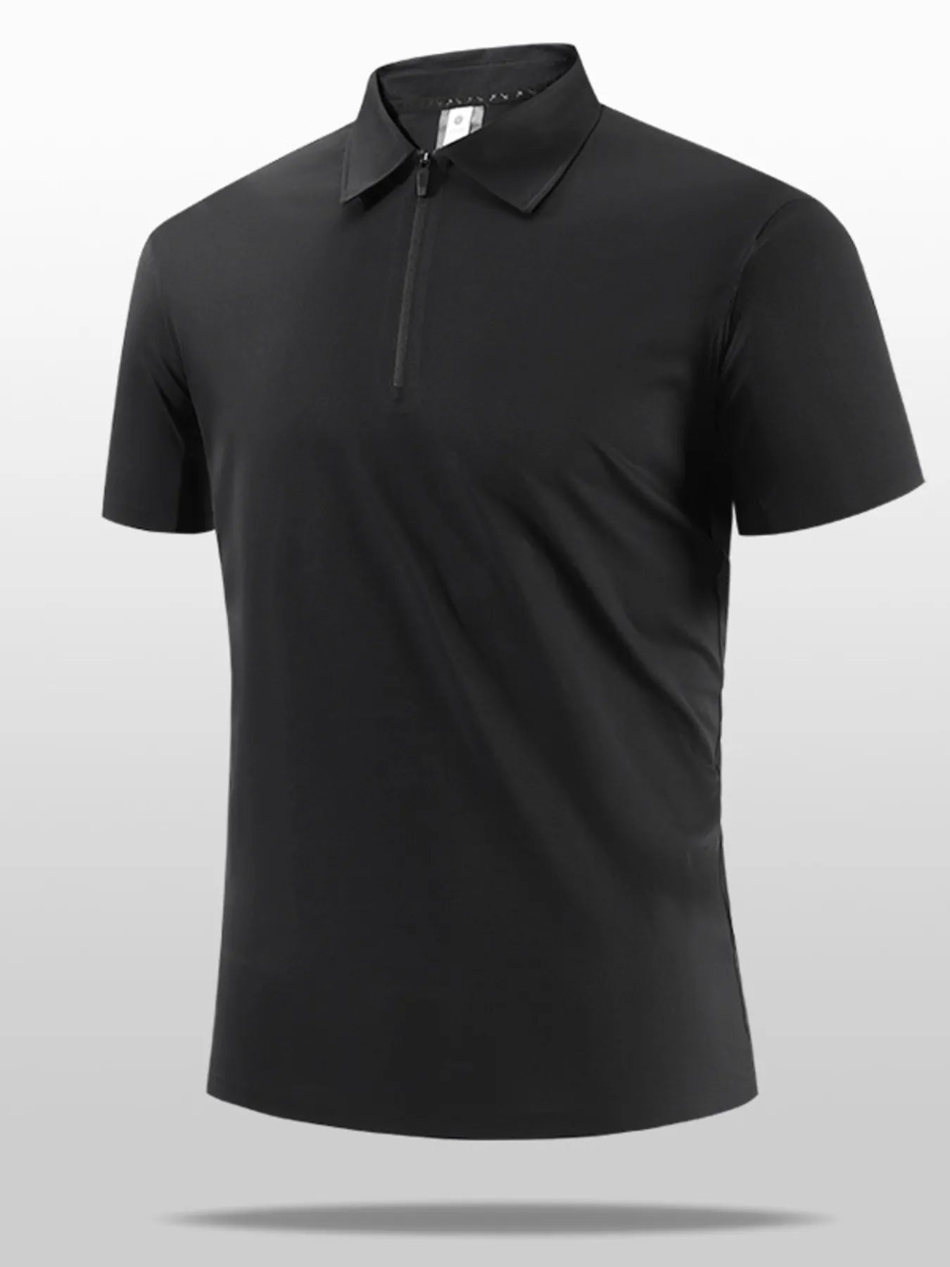 Collared Neck Short Sleeve Polo