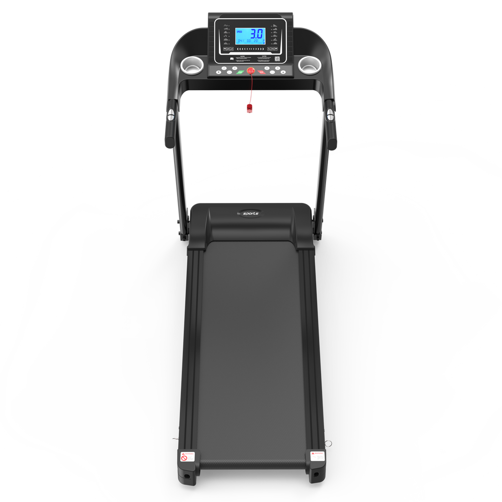 Fitshow App Home Foldable Treadmill with Incline, Folding Treadmill for Home Workout, Electric Walking Running Treadmill Machine 5' LCD Screen 250 LB Capacity Bluetooth Music