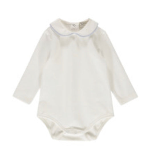 Jo Milano - Collard Bodysuit, Panna/Cielo