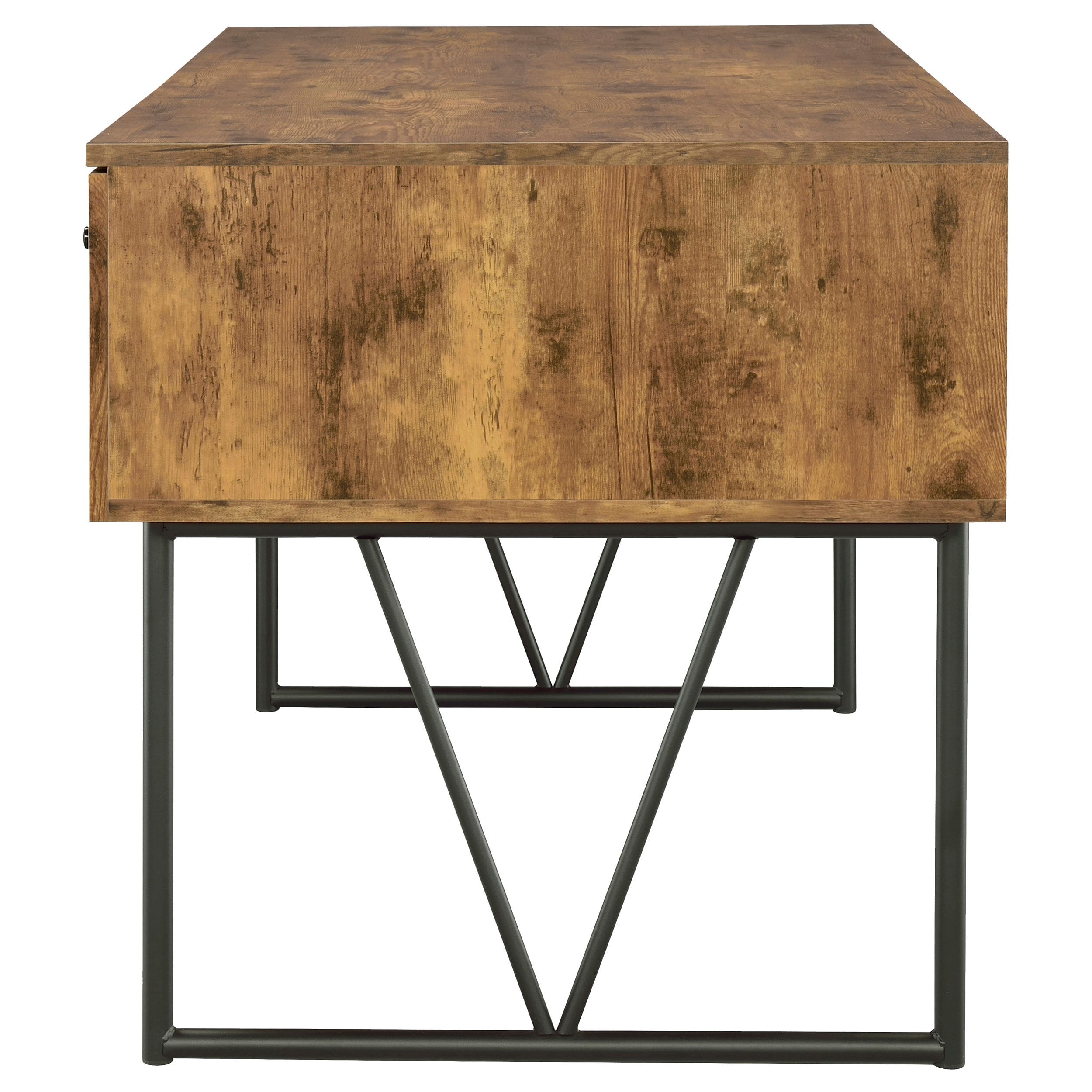 Sonoma Rustic Nutmeg 4-Drawer Writing Desk