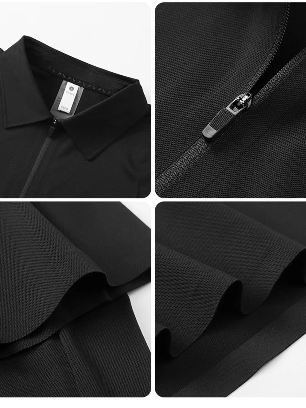 Collared Neck Short Sleeve Polo