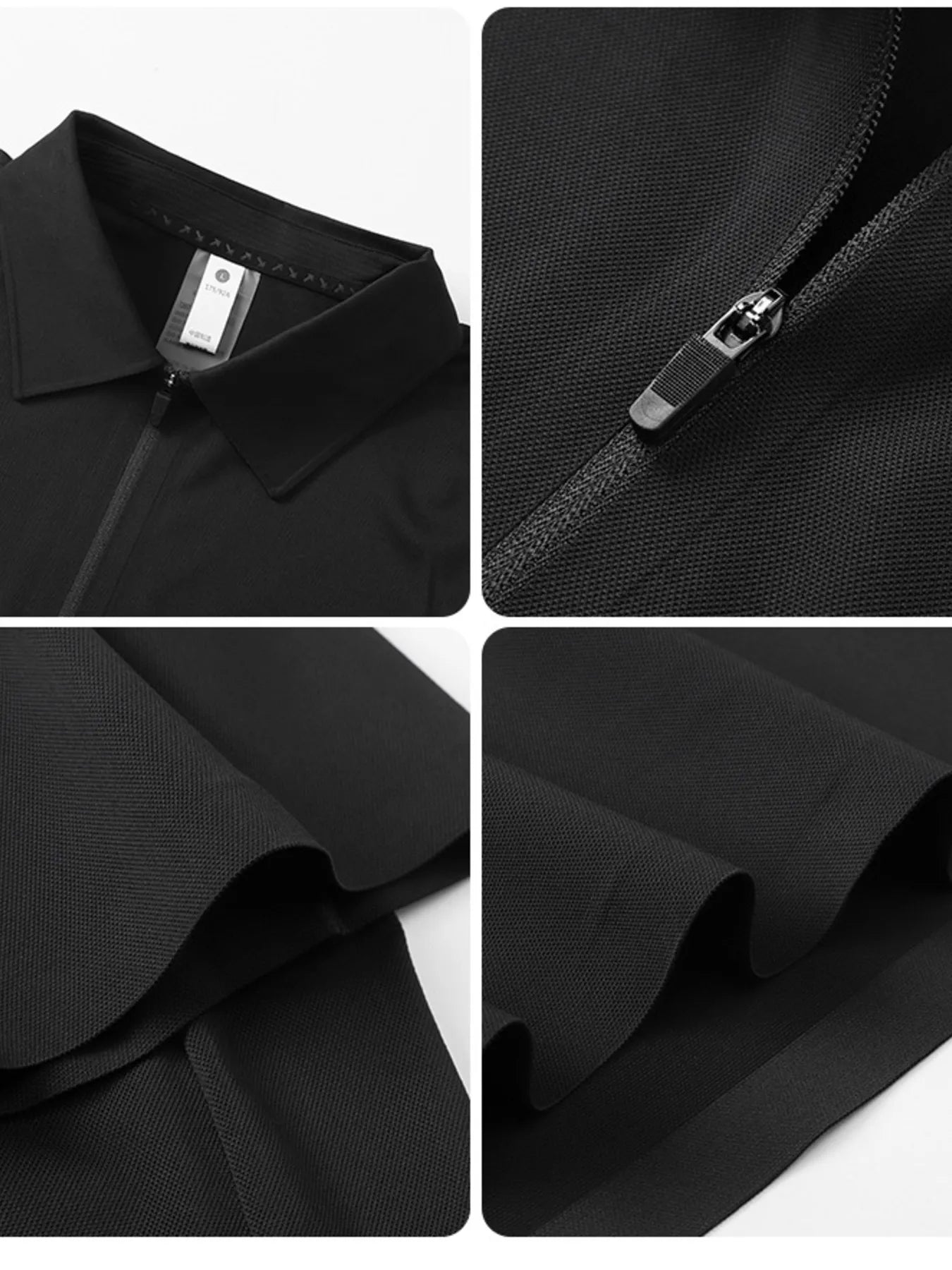 Collared Neck Short Sleeve Polo