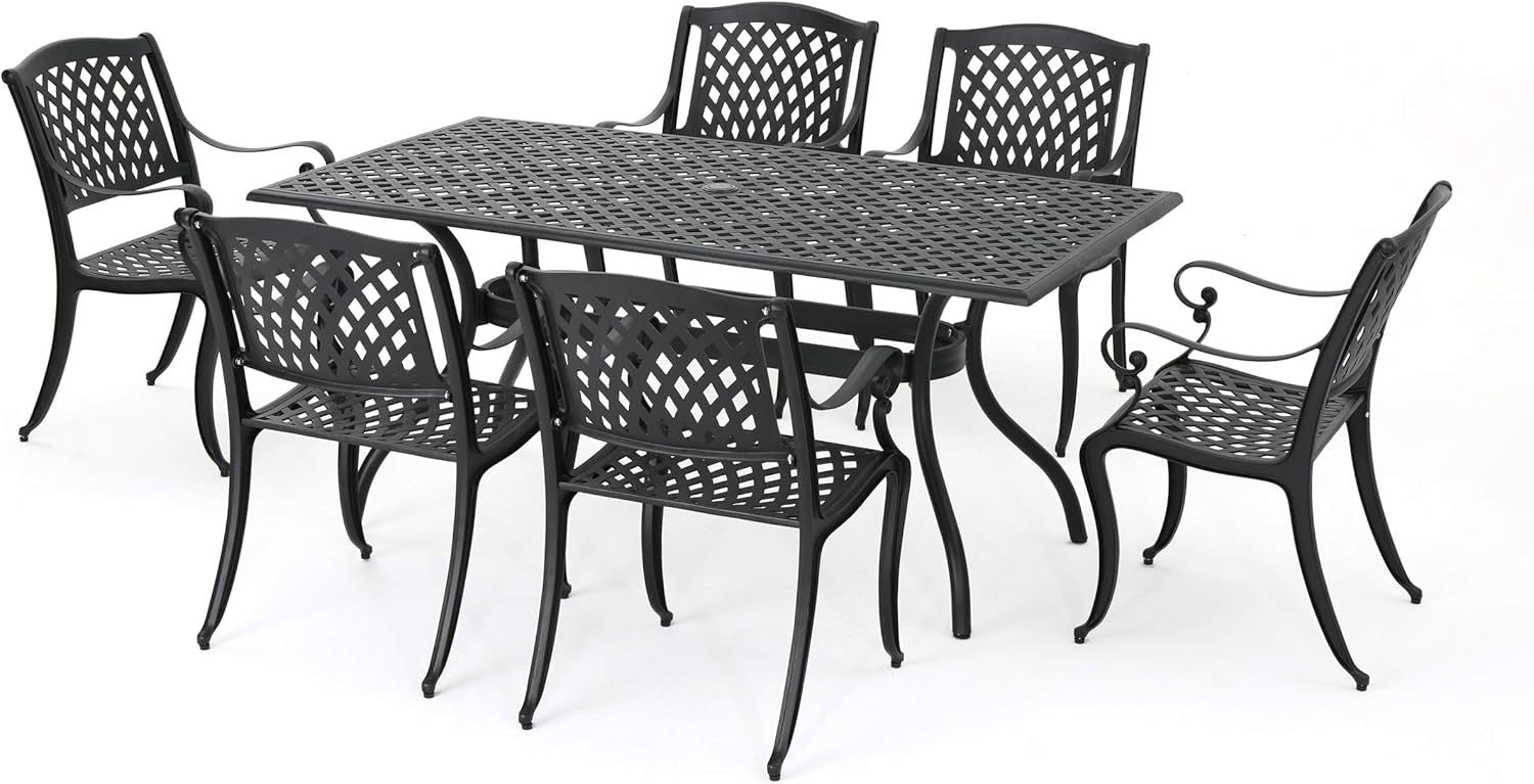 Calisa Rectangular 6 - Person 63' Long Dining Set