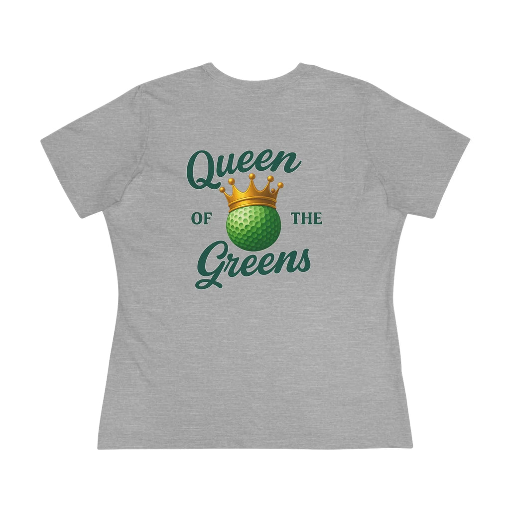 Queen of the Greens Golf Women's Tee — Crowned Golf Ball Design