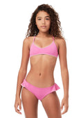 Submarine - Pink with White Stitching Bikini