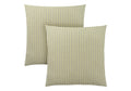Pillows, Set Of 2, 18 X 18 Square, Insert Included, Decorative Throw, Accent, Sofa, Couch, Bedroom, Green Hypoallergenic Polyester, Modern