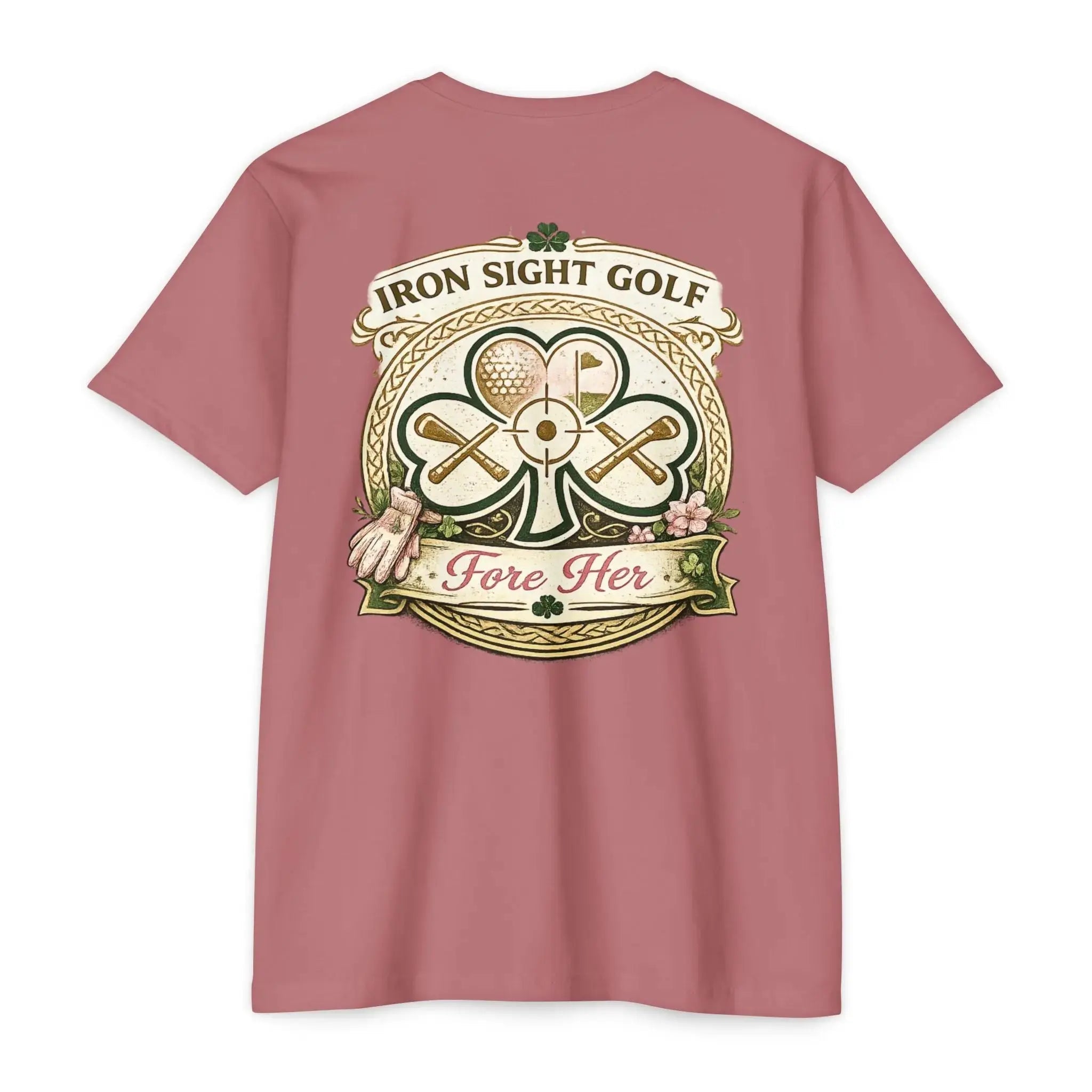 Fore Her Luck Golf Tee - Iron Sight 60/40 Next Level T-Shirt