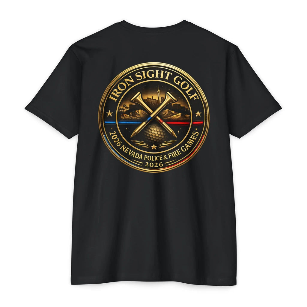 2026 Nevada Golf Games T-Shirt - Nevada Police Fire by Iron Sight Golf