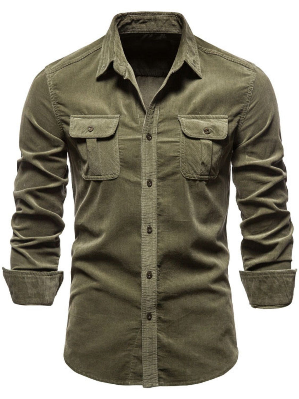 Button Down Collared Neck Shirt Plus Size