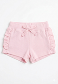 COZII - Ruffle Side Short, Baby Pink