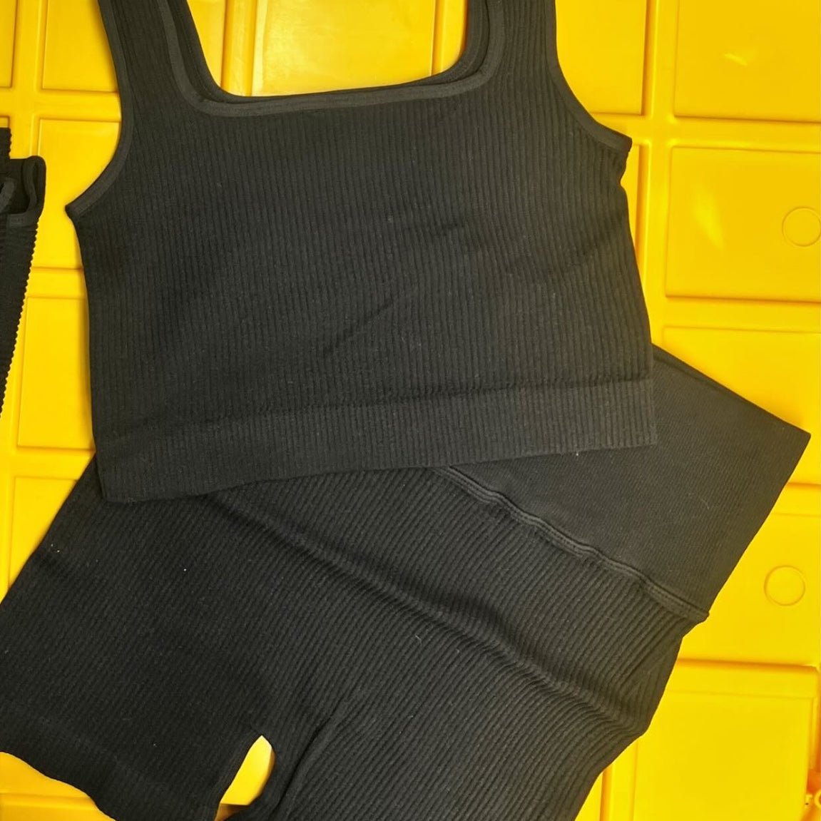 Malibu Sugar
Black short and tank set 
One size