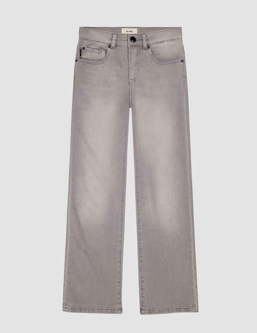 DL1961 - Benji Jeans, Washed Grey Knit