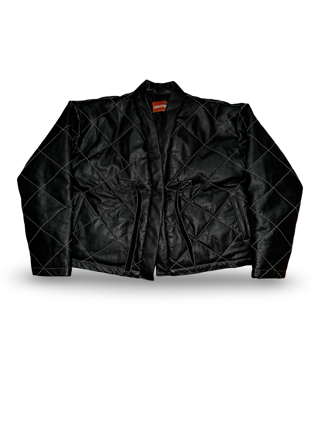 Leather Quilted Kimono