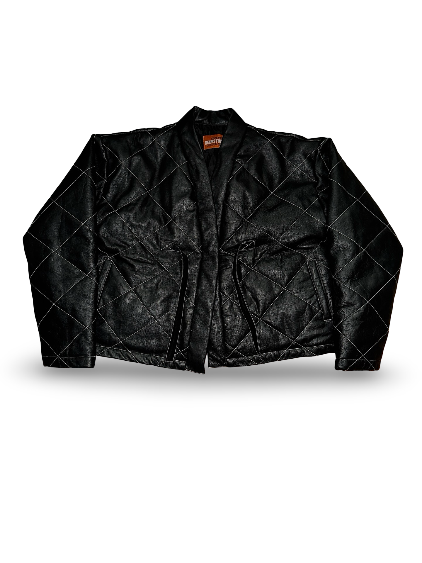 Leather Quilted Kimono