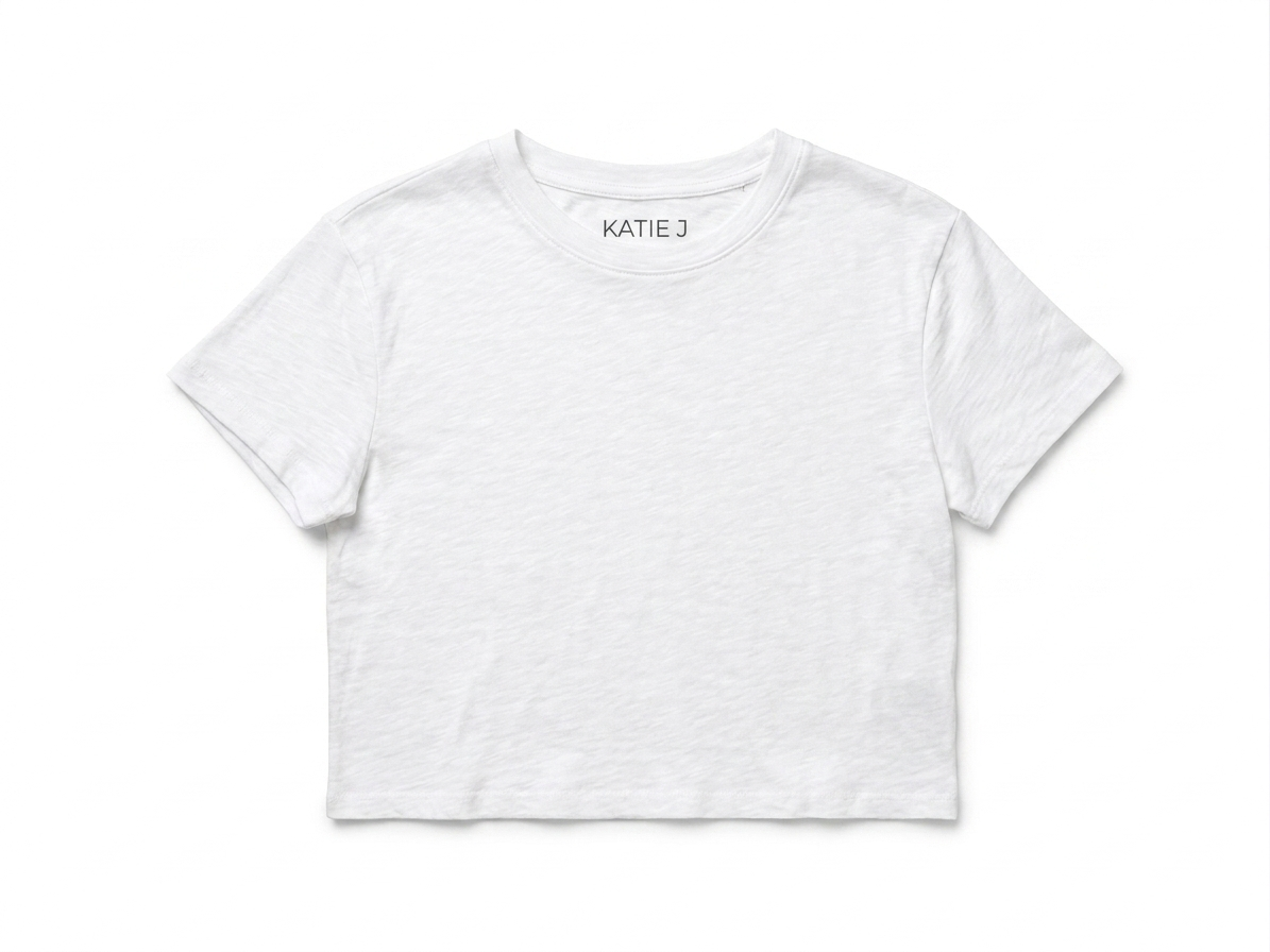 Katie J - Cotton T-Shirt, White