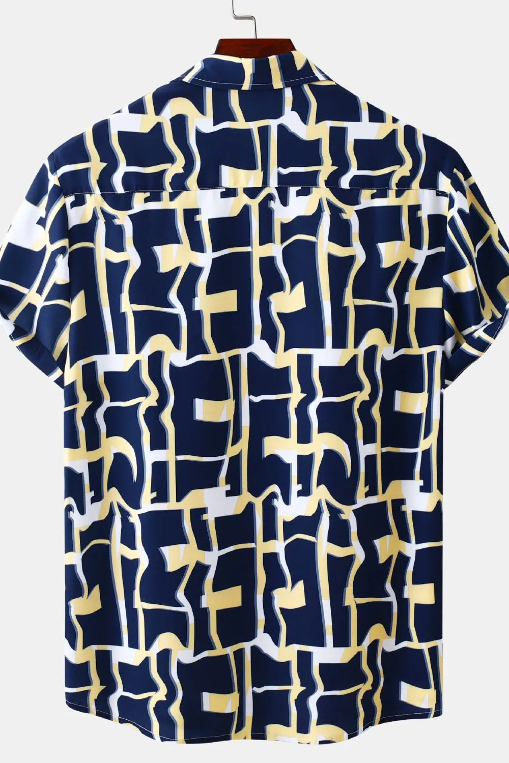 Printed Short Sleeve Casual Shirt