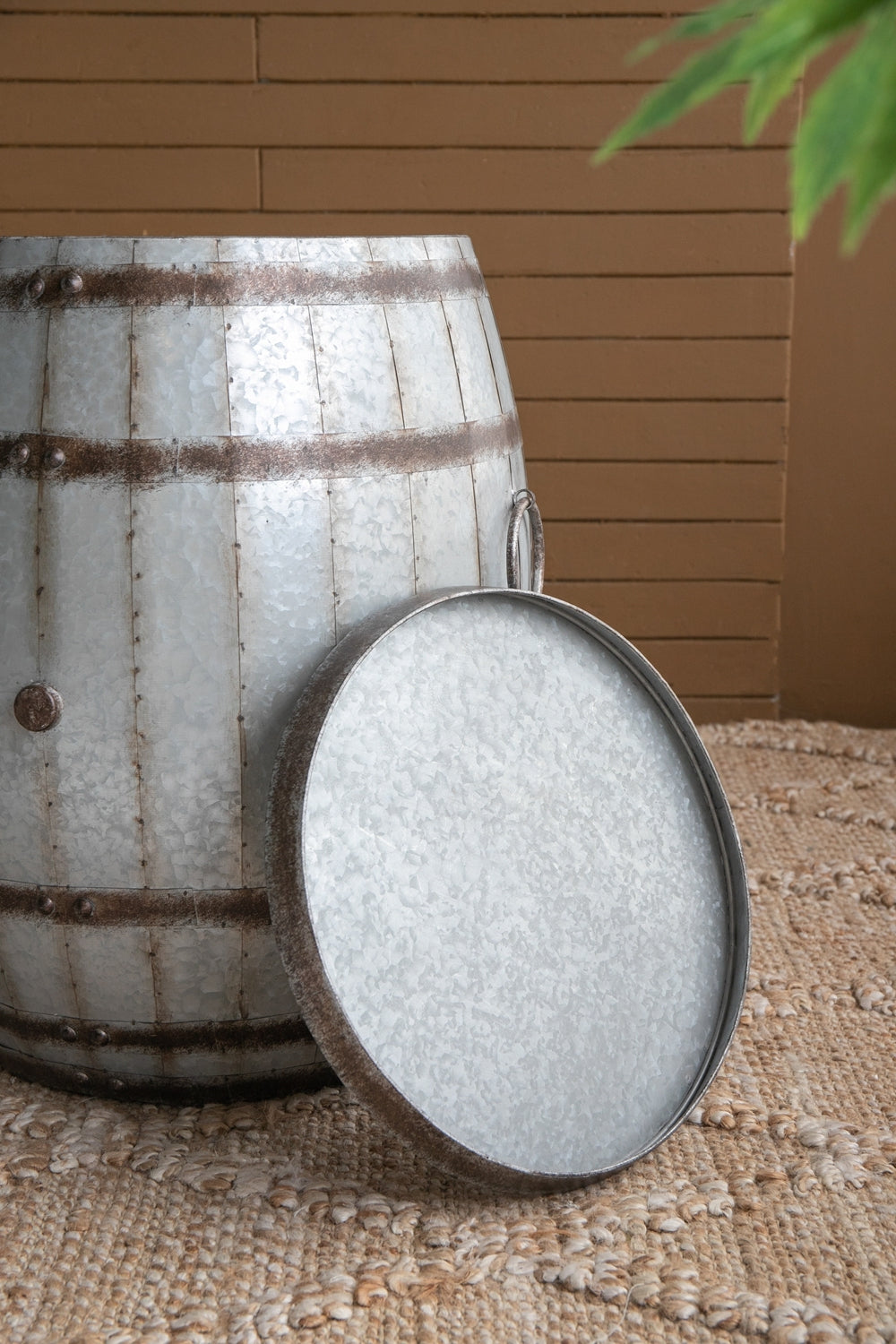22.5x22.5x26' Drum Side Table