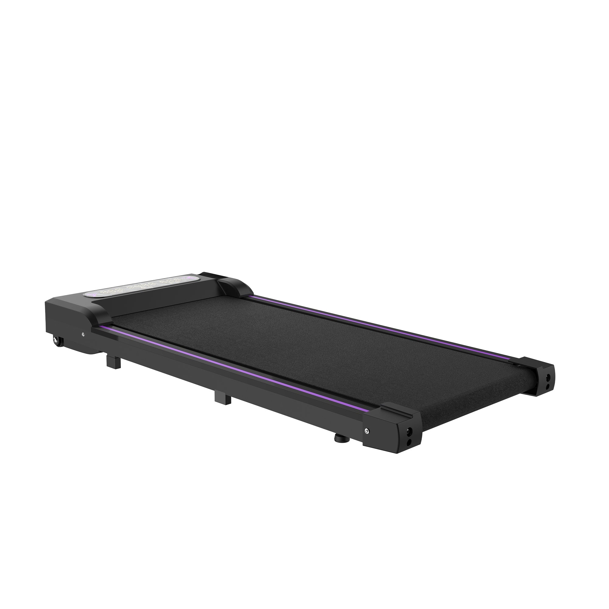 Under Desk Treadmill, Walking Pad, 2 in 1 Portable Treadmill with Handle Remote Control LED Display, Walking Jogging Machine for Home Office Use Black