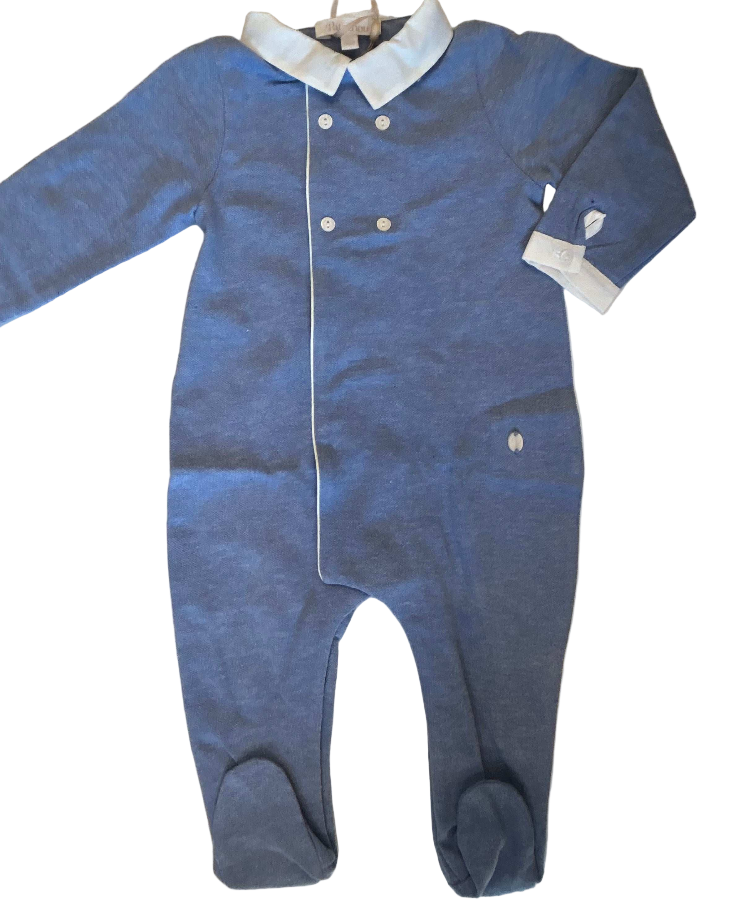 Patachou - Blue Collared Footie