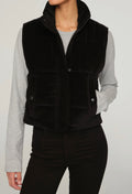DL1961 - Puffer Vest, Stretch Velvet