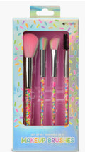 ISCREAM - Set of 4 Sprinkle Makeup Brushes
