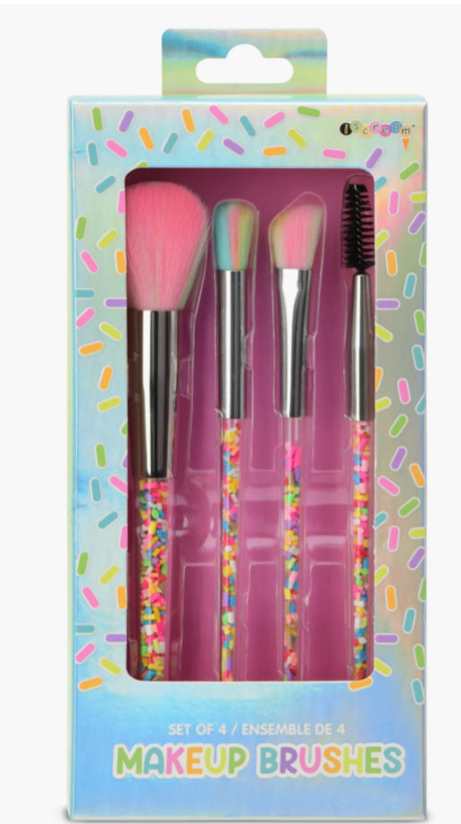 ISCREAM - Set of 4 Sprinkle Makeup Brushes
