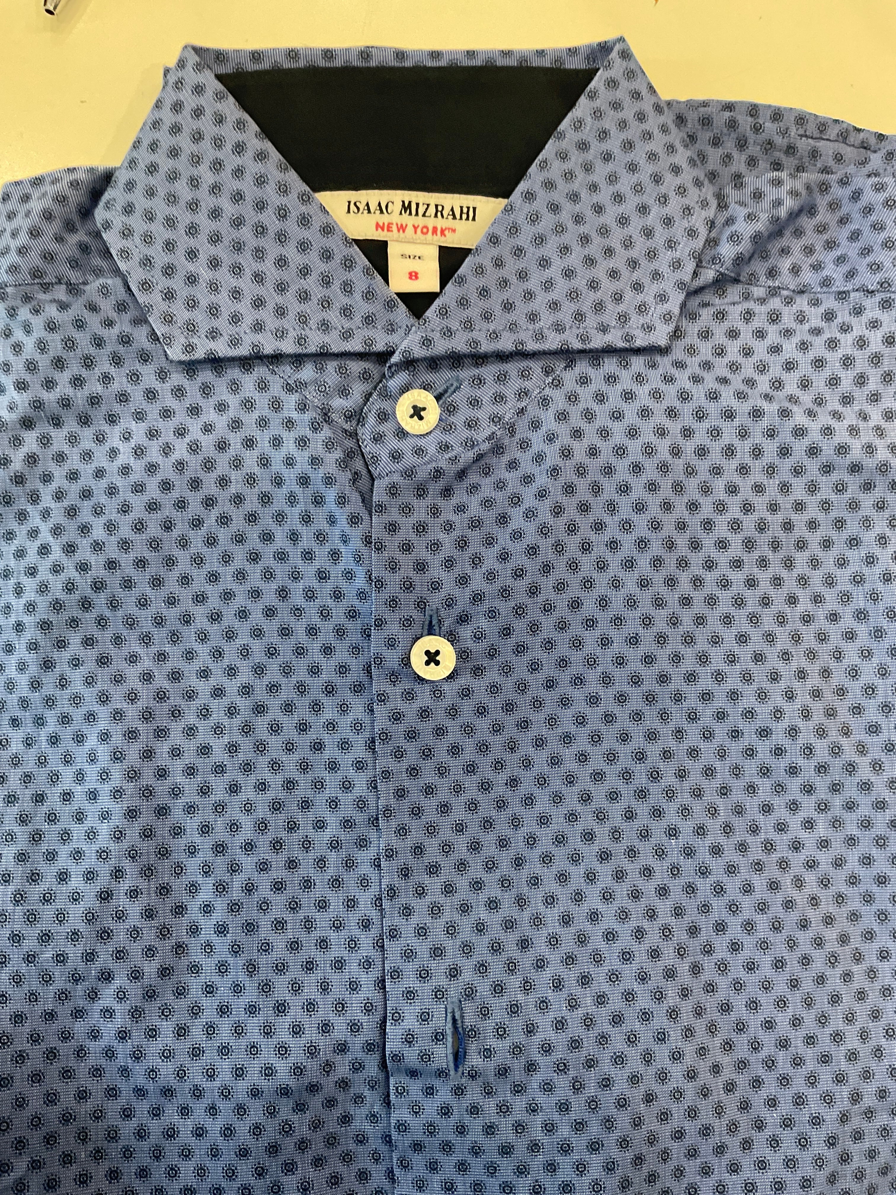 Isaac Mizrahi - Blue Button Down Shirt