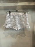 Les Tout Petits - White Sparkle Mesh Short