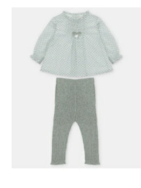 Martin Aranda - Flowy Long Sleeve Top & Knit Bottoms
