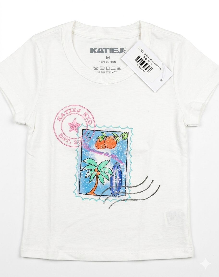 Katie J - Welcome To Miami Stamp Tee
