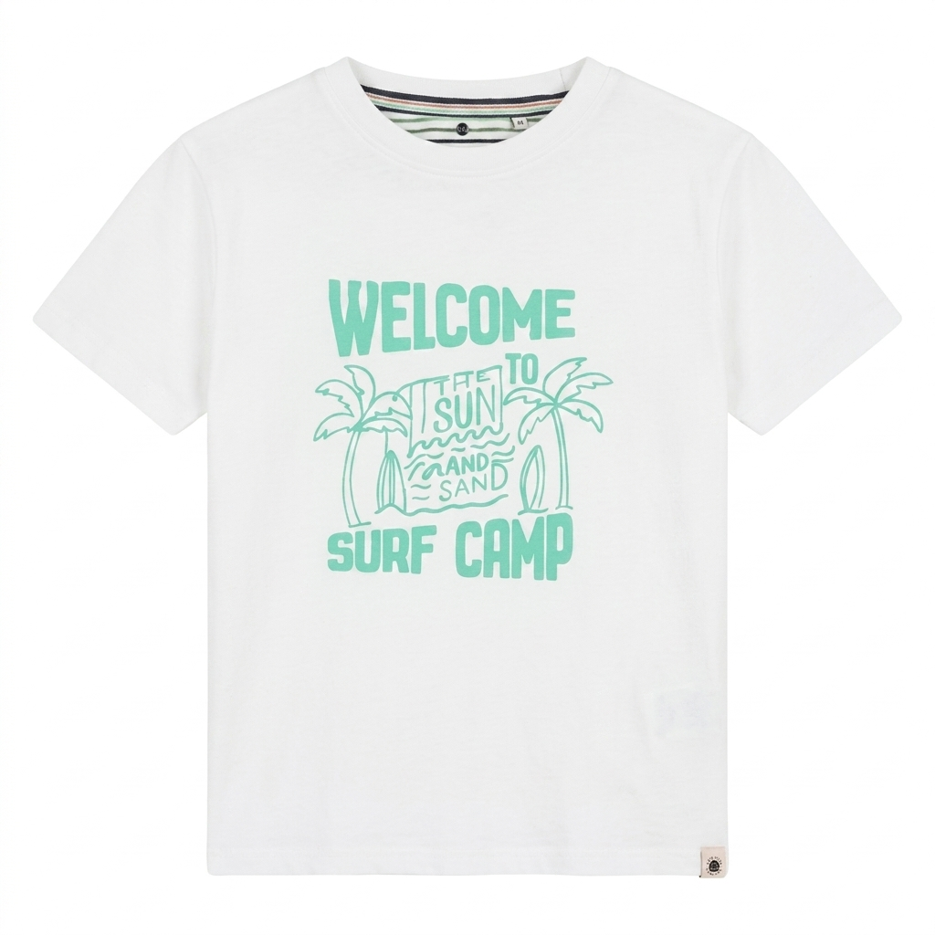 Stains & Stories - Boys Short Sleeve T-shirt, Cloud