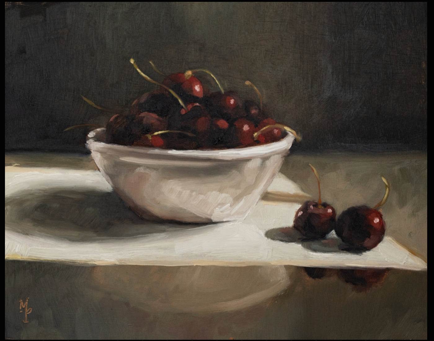 Bowl of Cherries Print