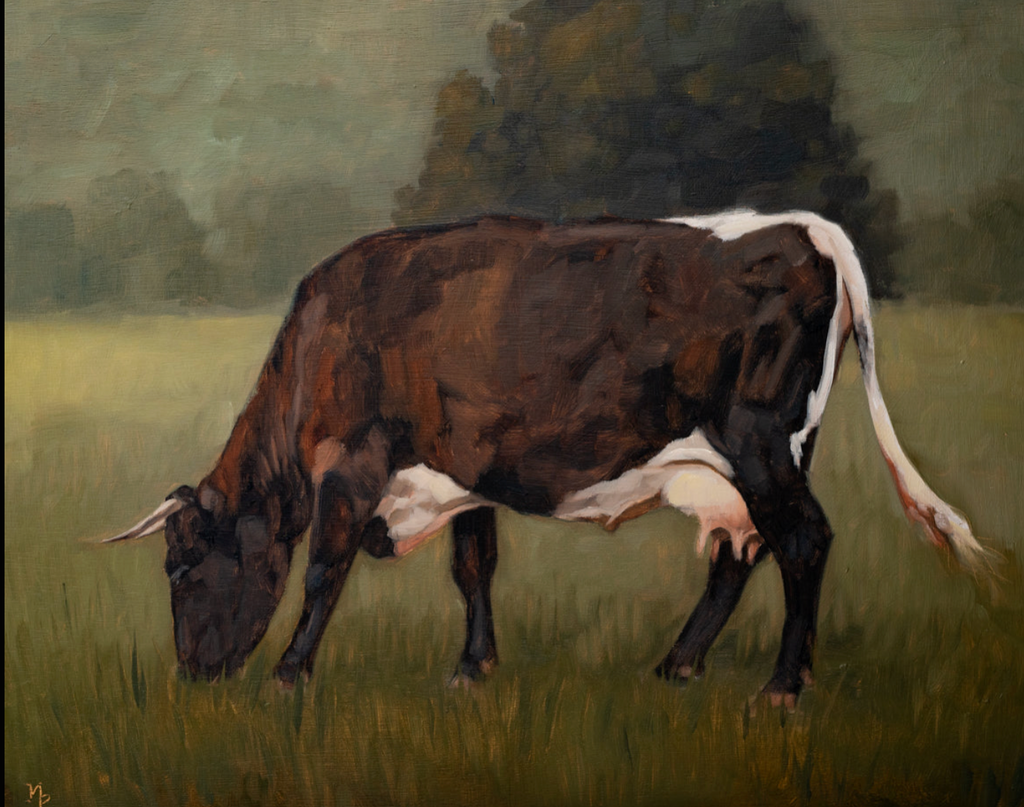Brown Minchinhampton Cow Print