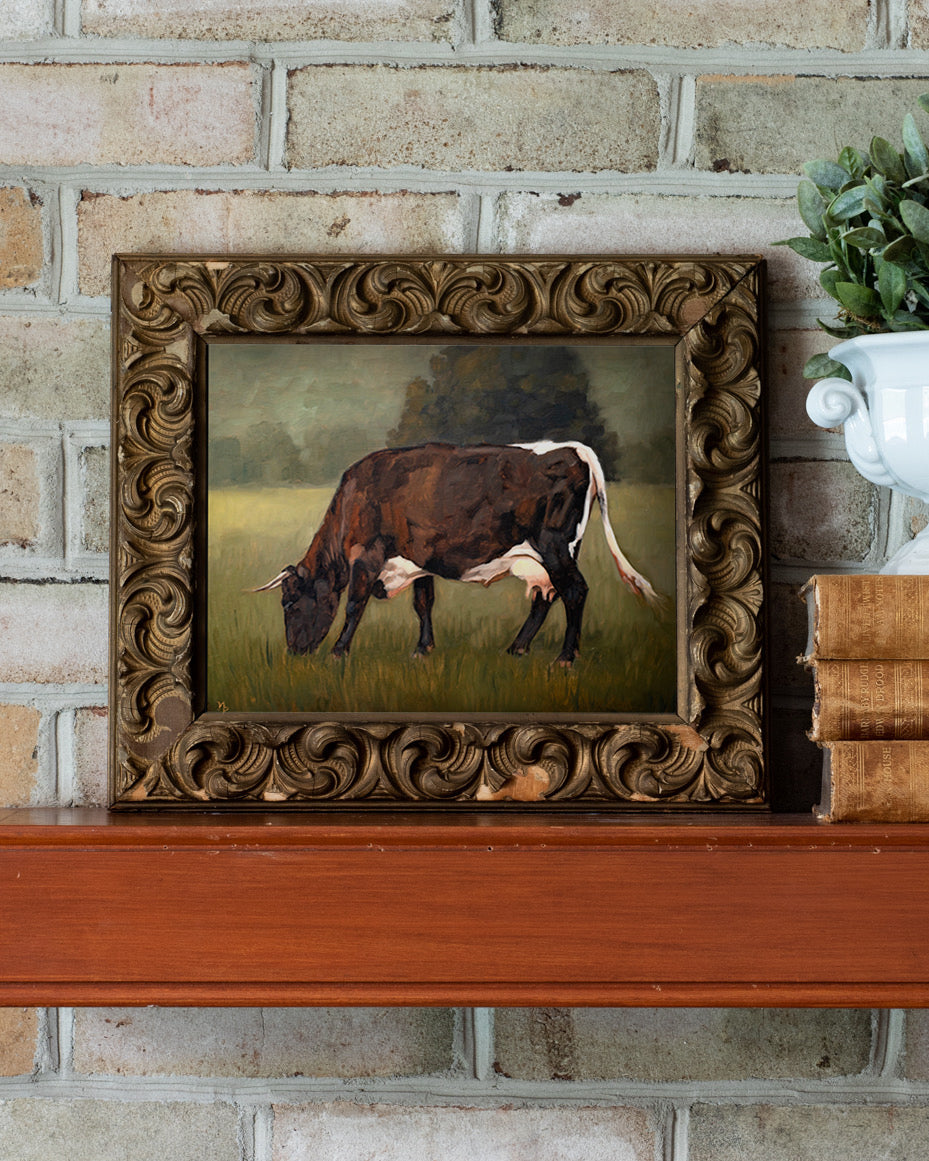 Brown Minchinhampton Cow Print