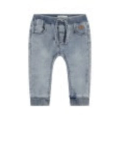Stain & Stories - Boys Joggers Denim, Medium Blue Denim