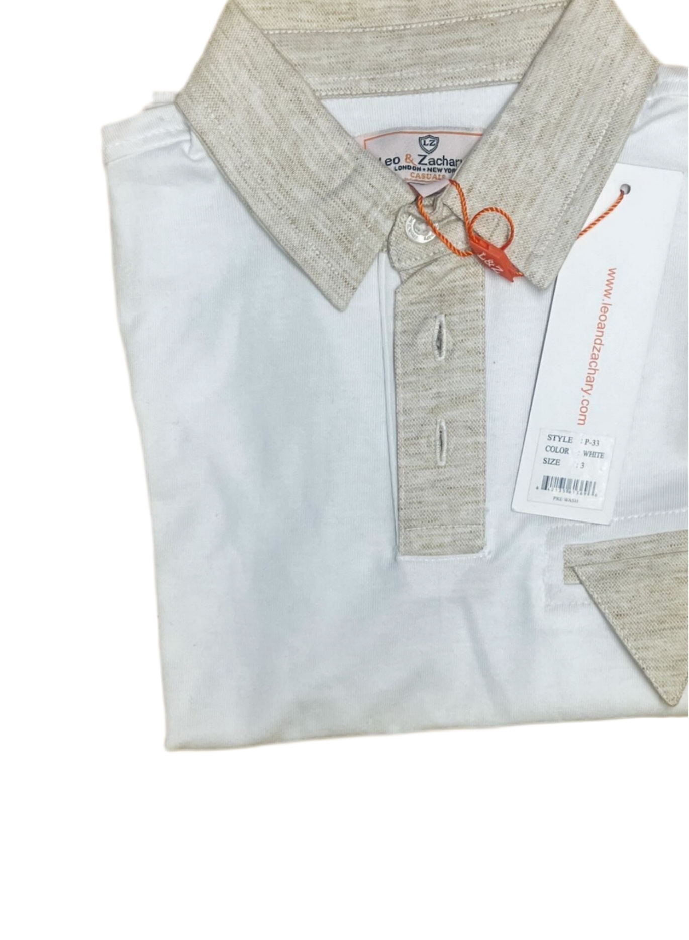 Leo and Zachary - White Casual Shirt