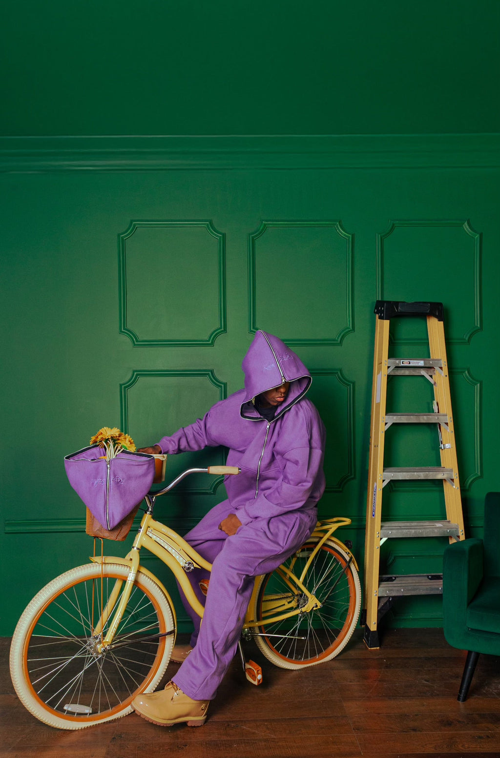 Purple Full- Zip Hoodie