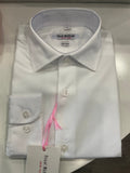 Isaac Mizrahi - Non Iron White 4 Way Stretch Solid Shirt Long Sleeve