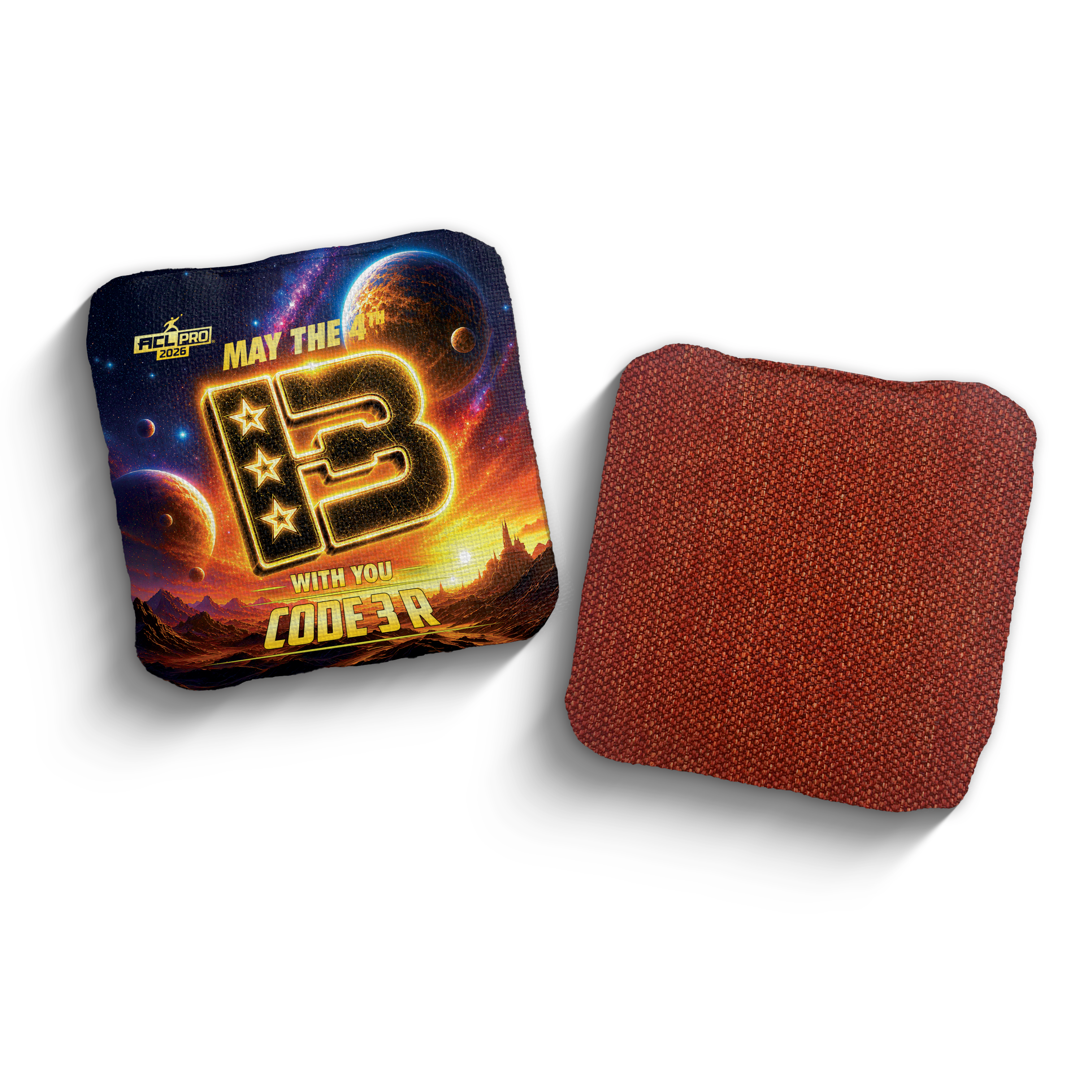 2026 Brotherhood Cornhole Code 3 May the 4th Be With You Edition ACL Pro Stamped Cornhole Bags
