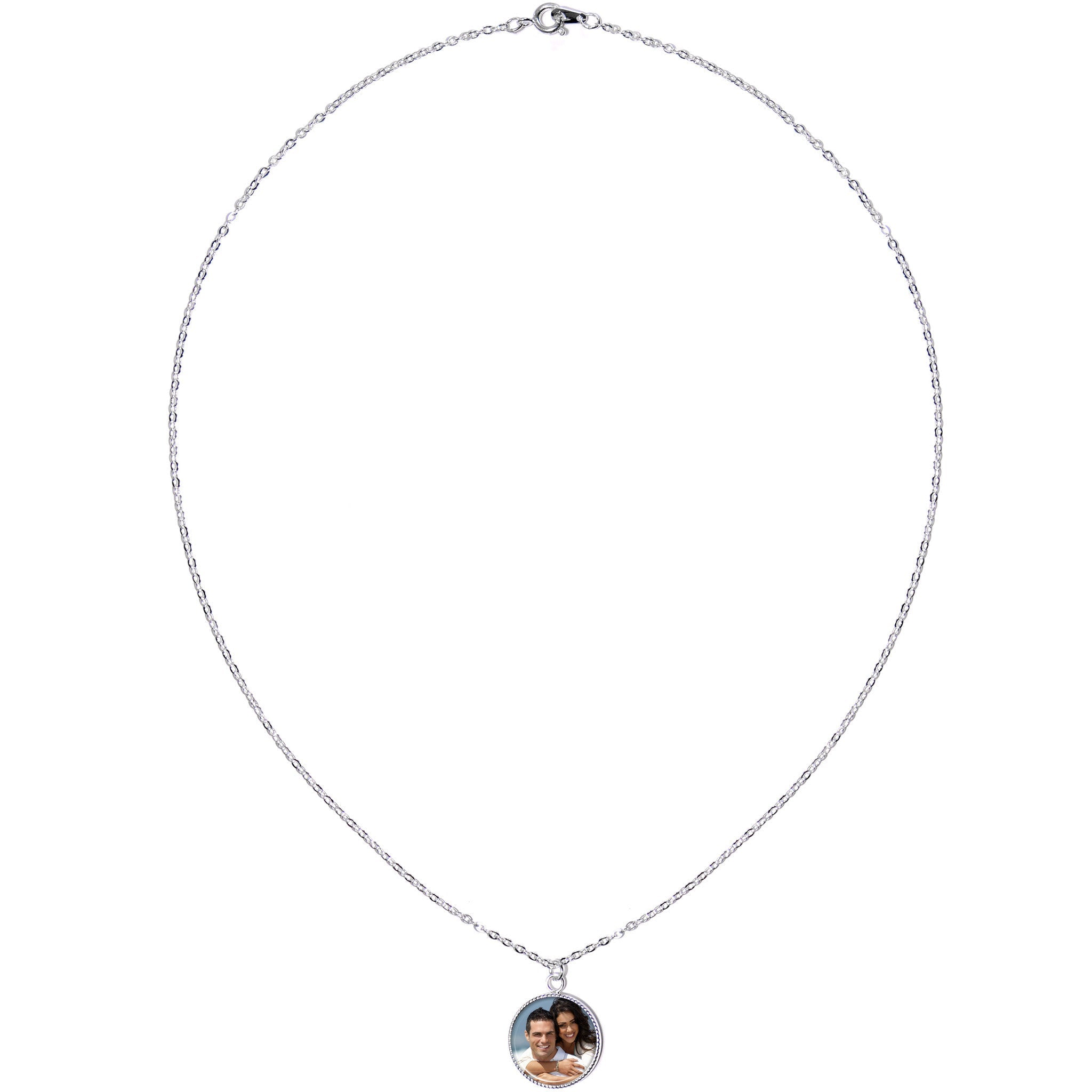Custom Full Color Photo Pendant Necklace