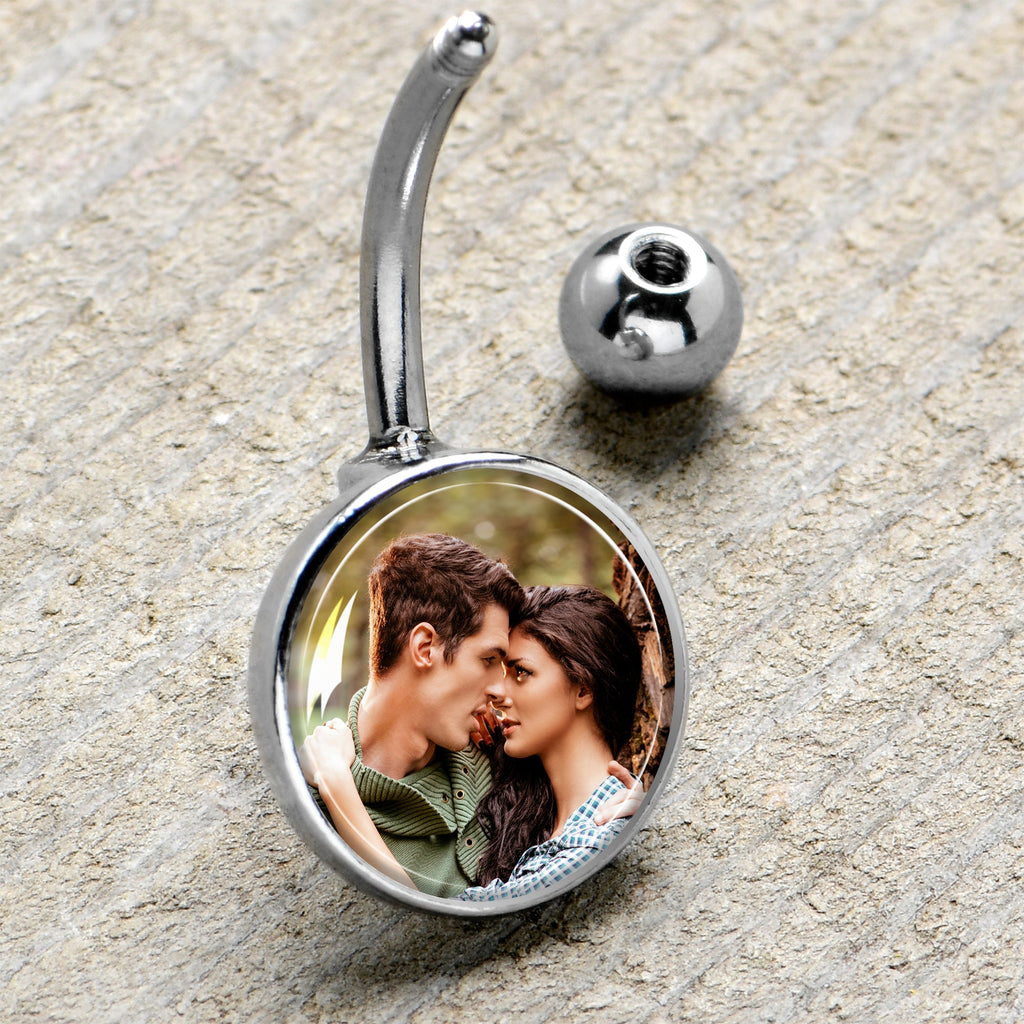 Custom Photo Belly Ring