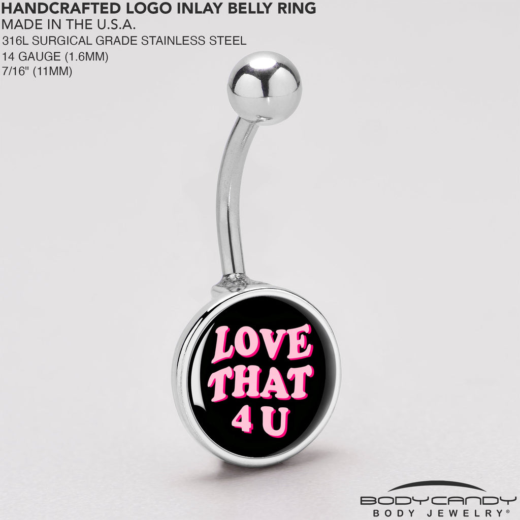 Love That 4 You Belly Ring by Onyx O