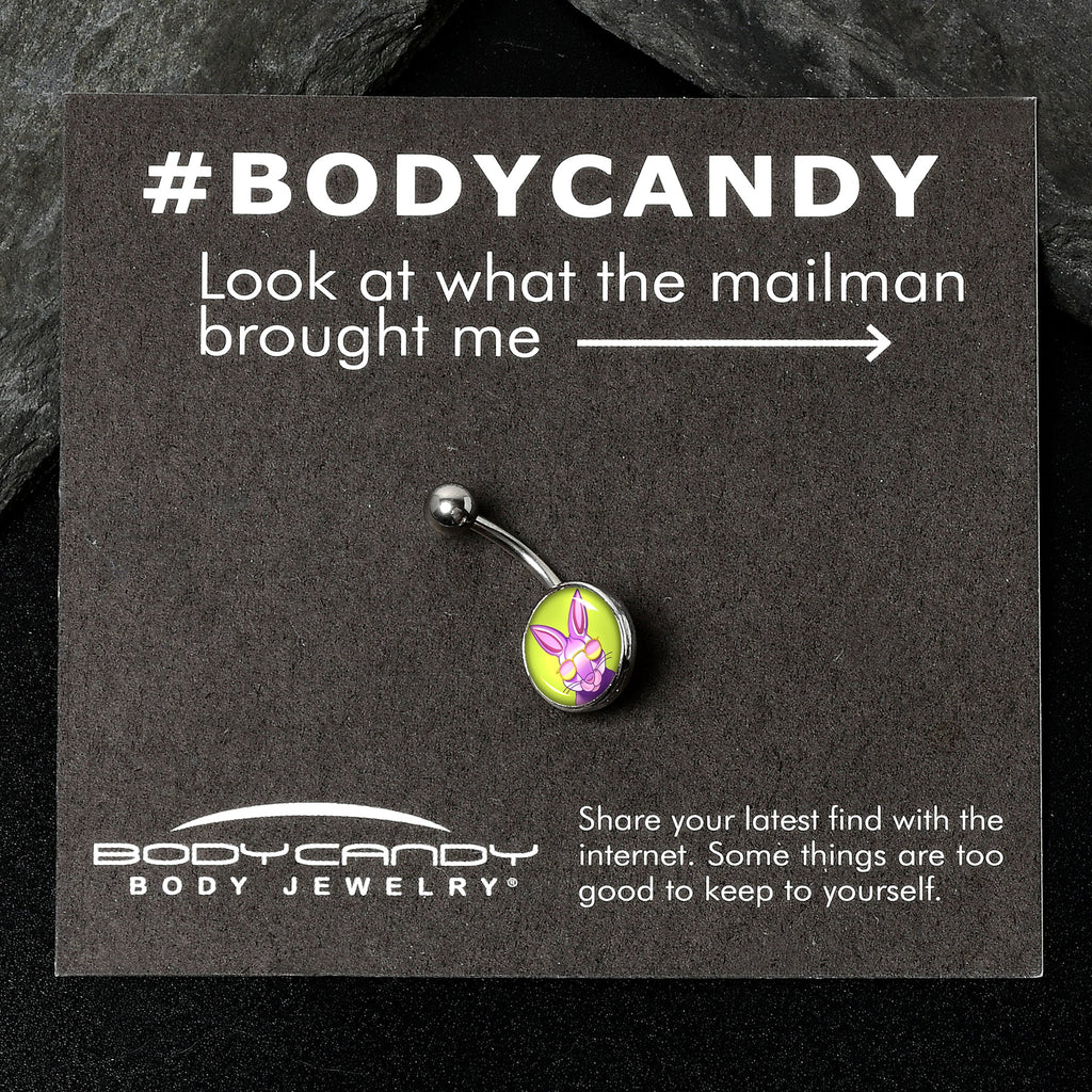 Cool Shades Bunny Belly Ring by Onyx O