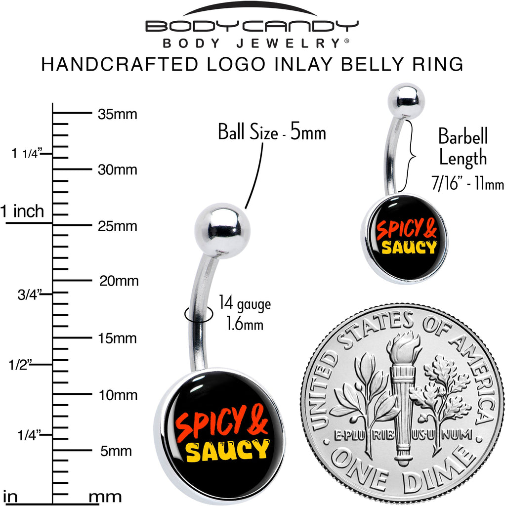 Spicy and Saucy Belly Ring by Onyx O