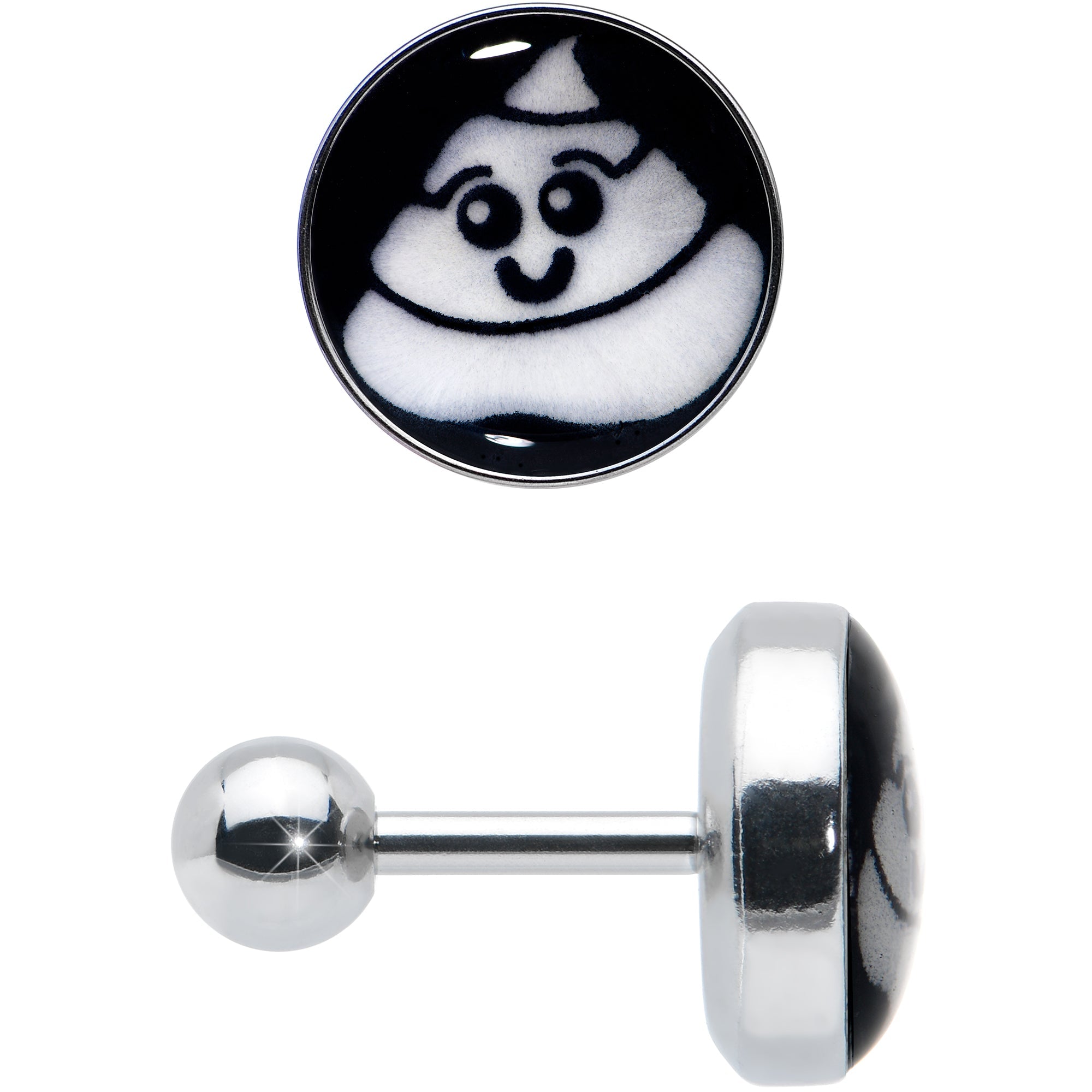 16G Glow in the Dark Poop Tragus Cartilage Earring by Onyx O