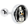 Christmas Holiday Spooky Snowman Tragus Cartilage Earring by Onyx O