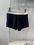 Les Tout Petits - Black/White Banded Short