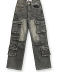 Vintage Havana - Grey Cargo Denim