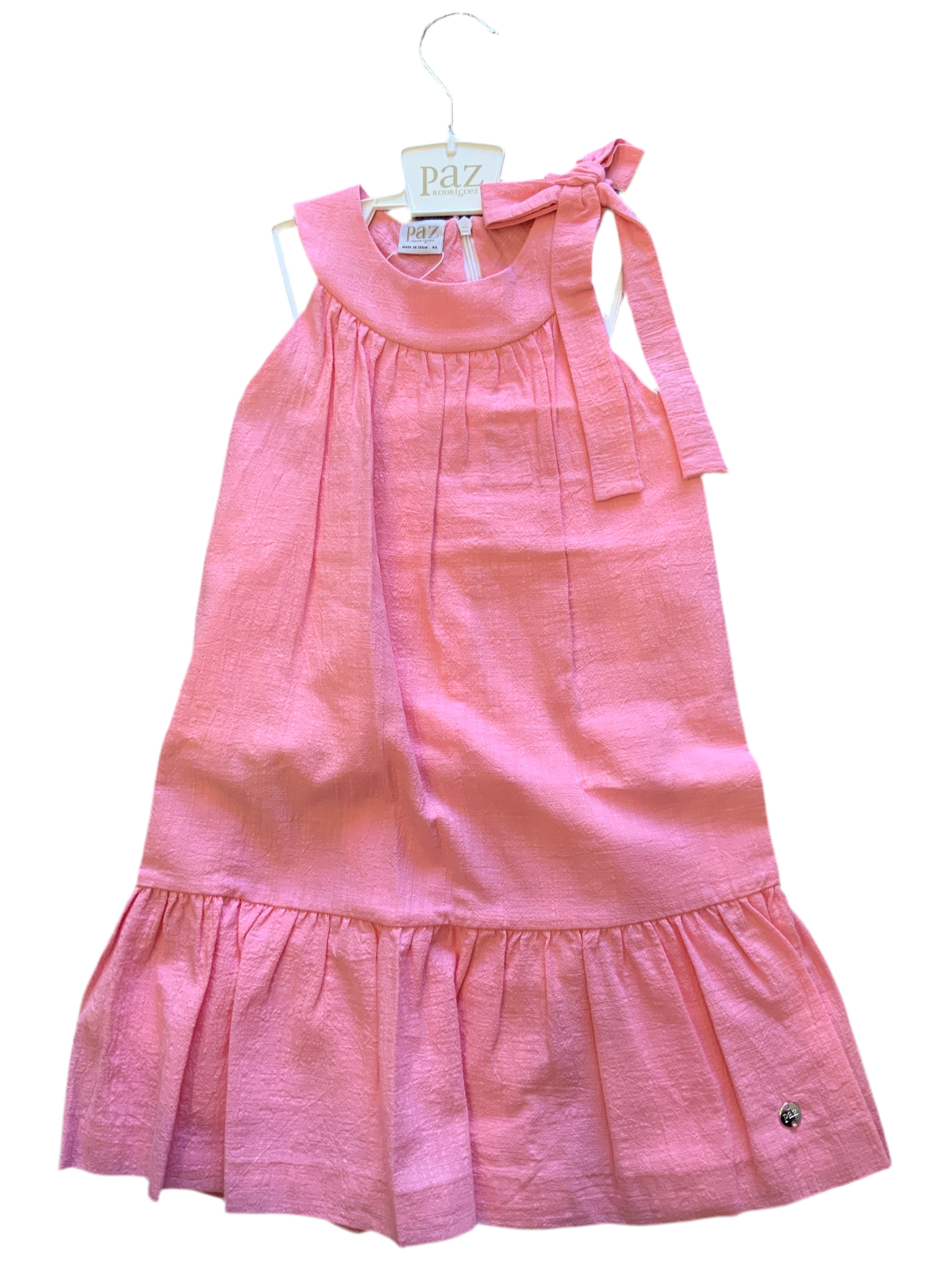 Paz Rodriguez - Clavel Woven Infant Girl Dress, Pink