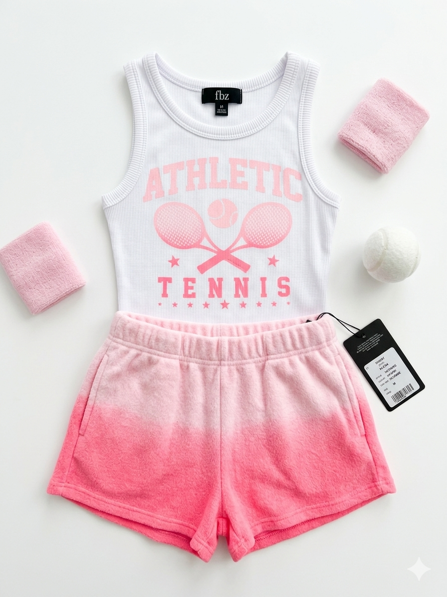 FBZ - Athletic Tennis Tank and Short Set
